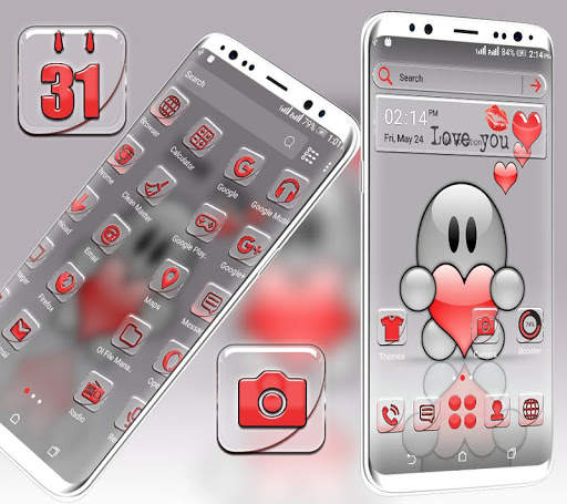 Cute Love You Launcher Theme screenshot 4