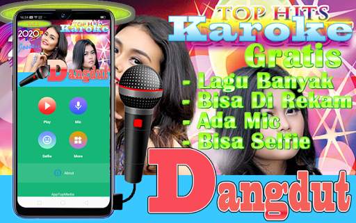 Karaoke Dangdut Mp3 Offline - Dangdut Akademi screenshot 1