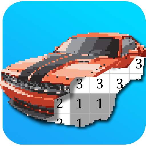Cars Game Pixel Art - Color by Numbers Car Games 1.4