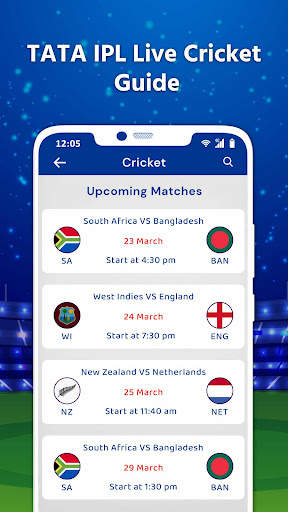TATA IPL Live Cricket Guide screenshot 1