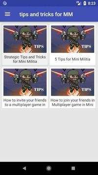 Tips and Tricks For Mini Militia screenshot 1