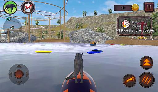 Simulator Anjing Serigala screenshot 15