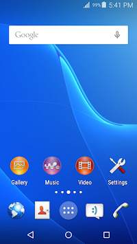 Wave Z1 Launcher Theme screenshot 2