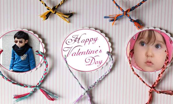 Valentine day Photo frame 2016 screenshot 2