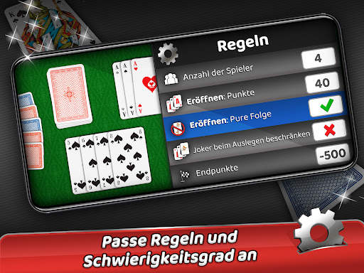 Rommé - Offline Kartenspiel screenshot 7