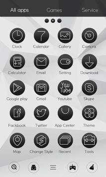 Black & White Launcher Theme screenshot 7