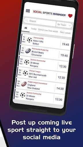 Social Sports Manager screenshot 2