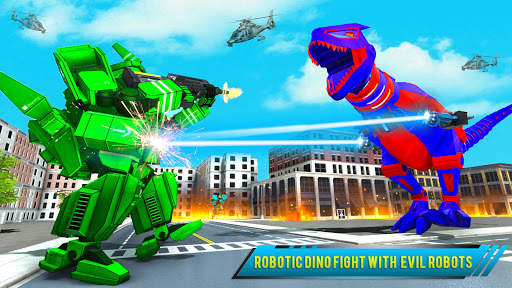Dinosaur Robot Car Transform: Dino Transport Sim скриншот 2