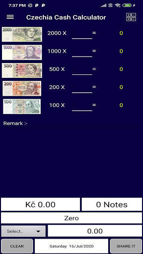 Czech Republic Easy Cash Calculator screenshot 2