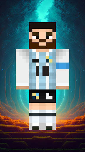 Messi Skin for Minecraft screenshot 1