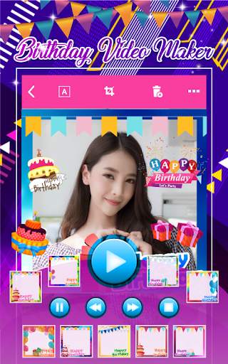 Happy Birthday Video Maker screenshot 2
