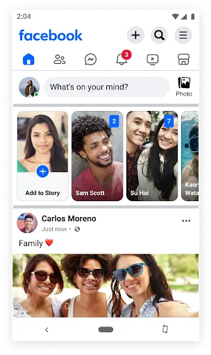 Facebook Lite screenshot 1