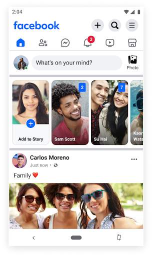 Facebook Lite screenshot 1