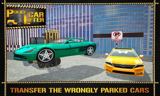 Police Fork Lifter Simulator screenshot 2
