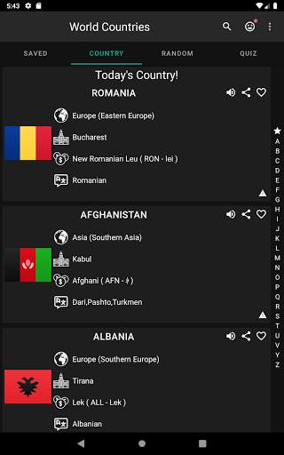 World Countries - Info & Quiz screenshot 9