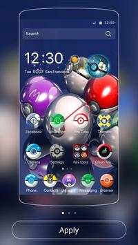 Poké ball موضوع بوكيمون 2 تصوير الشاشة