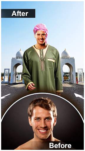 Arab Man Photo Editor : Suit, Hair, Moustache screenshot 5