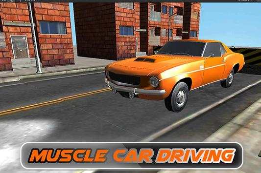Old Muscle Car City Driving screenshot 5