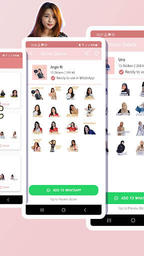 Stiker WA Cewek Cantik Seksi screenshot 6