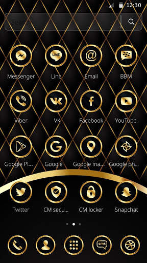 Luxury Black Leather Theme screenshot 8