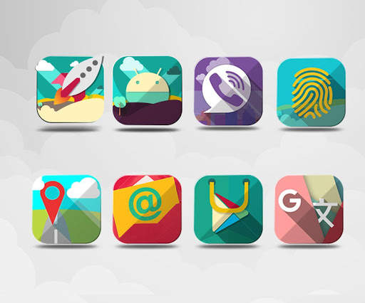 Destiny Nougat - icon pack Themes icon pack ios11 screenshot 5