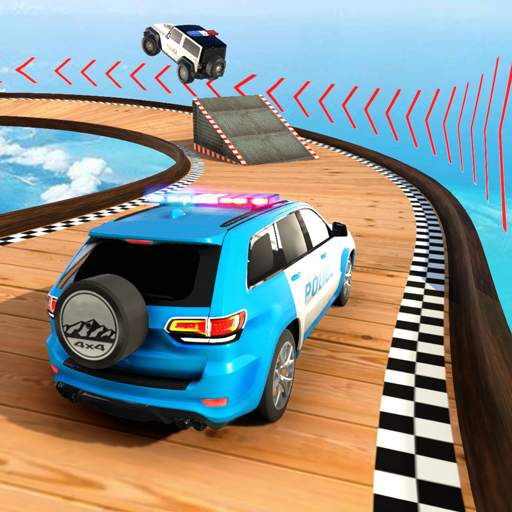 Police Prado Car Stunt Games 2.3