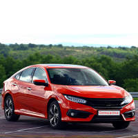 Civic X: Epic Sedan Modern Car logo