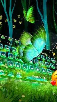 Starry Magical Forest Butterfly Keyboard screenshot 2