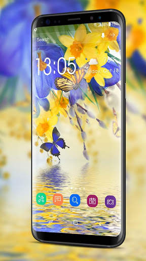 Flower Live Wallpaper Dancing Butterfly screenshot 2