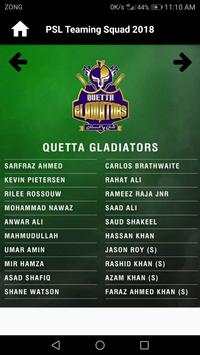 Live Cricket Score & Psl Squad screenshot 5