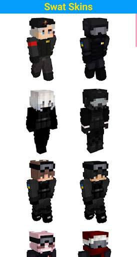 Swat skins for minecraft screenshot 1
