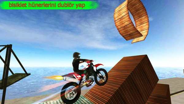 Moto Bisiklet hüner Atlama usta screenshot 1