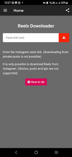 Reels Downloader without login screenshot 1