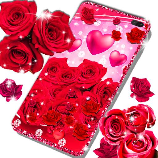 Red rose live wallpaper 25.3