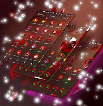 Red Rose Theme for Launcher screenshot 1