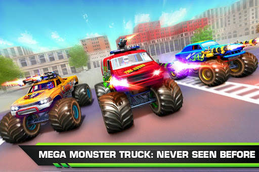 Monster Truck Racing: Monster Truck Shooting Game screenshot 3