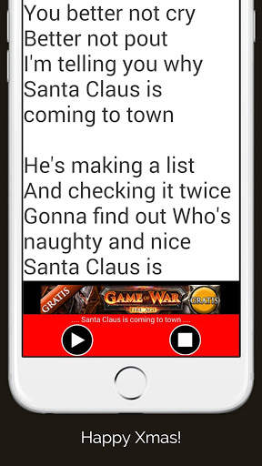 Christmas Carols and songs with lyrics, in english screenshot 2