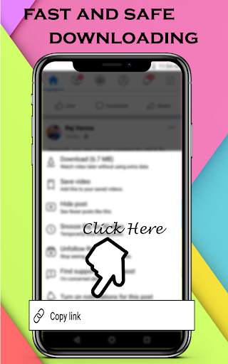 Video Downloader For Facebook - copy & download screenshot 3