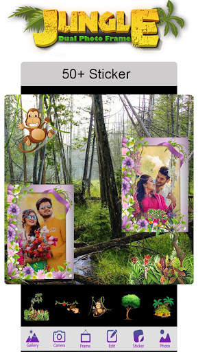 Jungle Dual Photo Frame screenshot 3