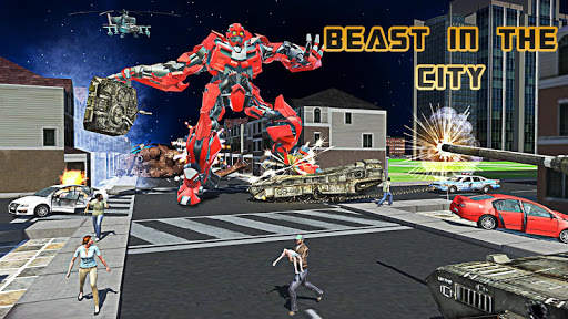Robots & Shark Transformation Hunter War 3D screenshot 1