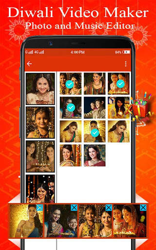Diwali Video Maker - Photo and Music Editor screenshot 1
