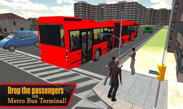 City Metro Bus Simulator 3D screenshot 1