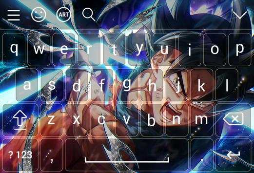 Goku Dragon Ball Super Keyboard Theme 2020 screenshot 2
