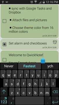 QwickNote 3 تصوير الشاشة