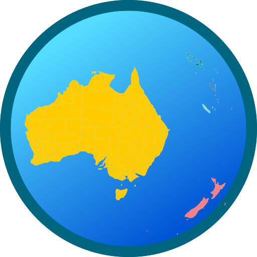 Australia and Oceania map Free 1.17.1