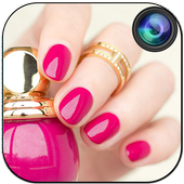 beauty cam nails icon