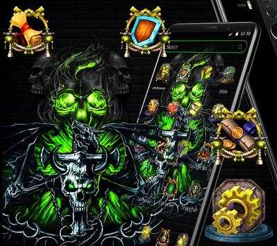 Skull Horror Launcher Theme screenshot 4