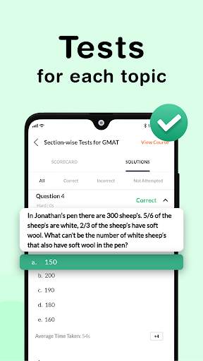 GMAT Exam Prep App, Mock tests screenshot 6