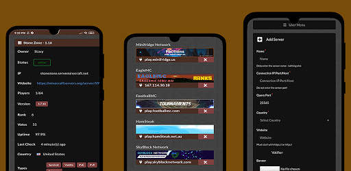 Server minecraft listing pocket edition screenshot 1
