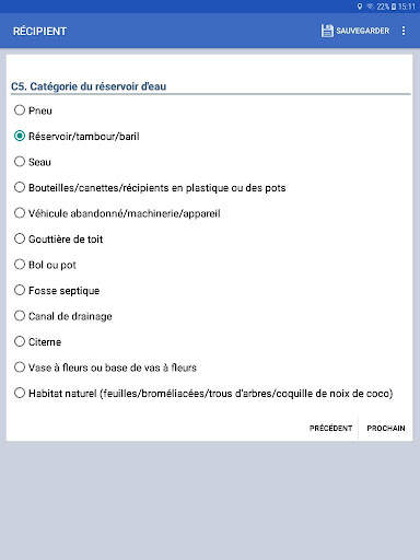 Epi Info™ Surveillance de vecteur screenshot 10